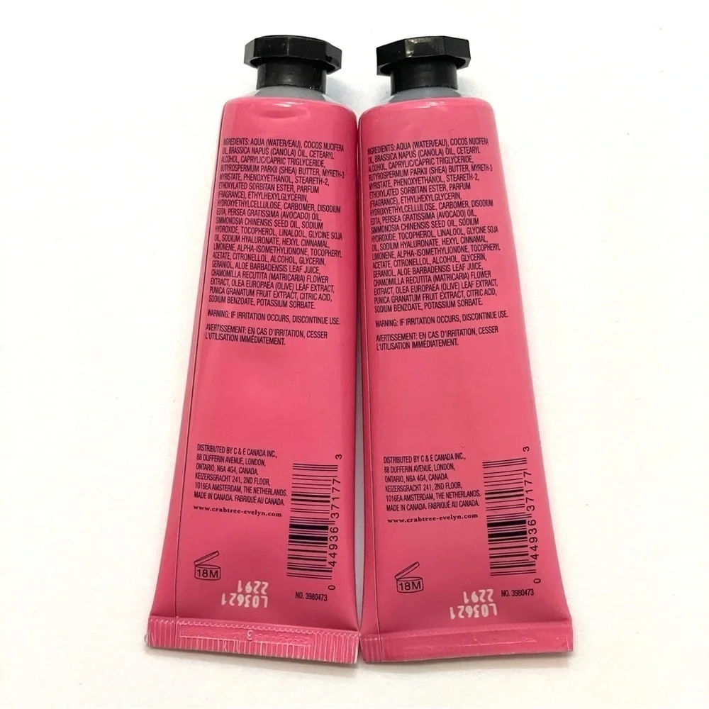 Crabtree & Evelyn Pear & Pink Magnolia Hand Therapy .9 oz Travel Size Lotion